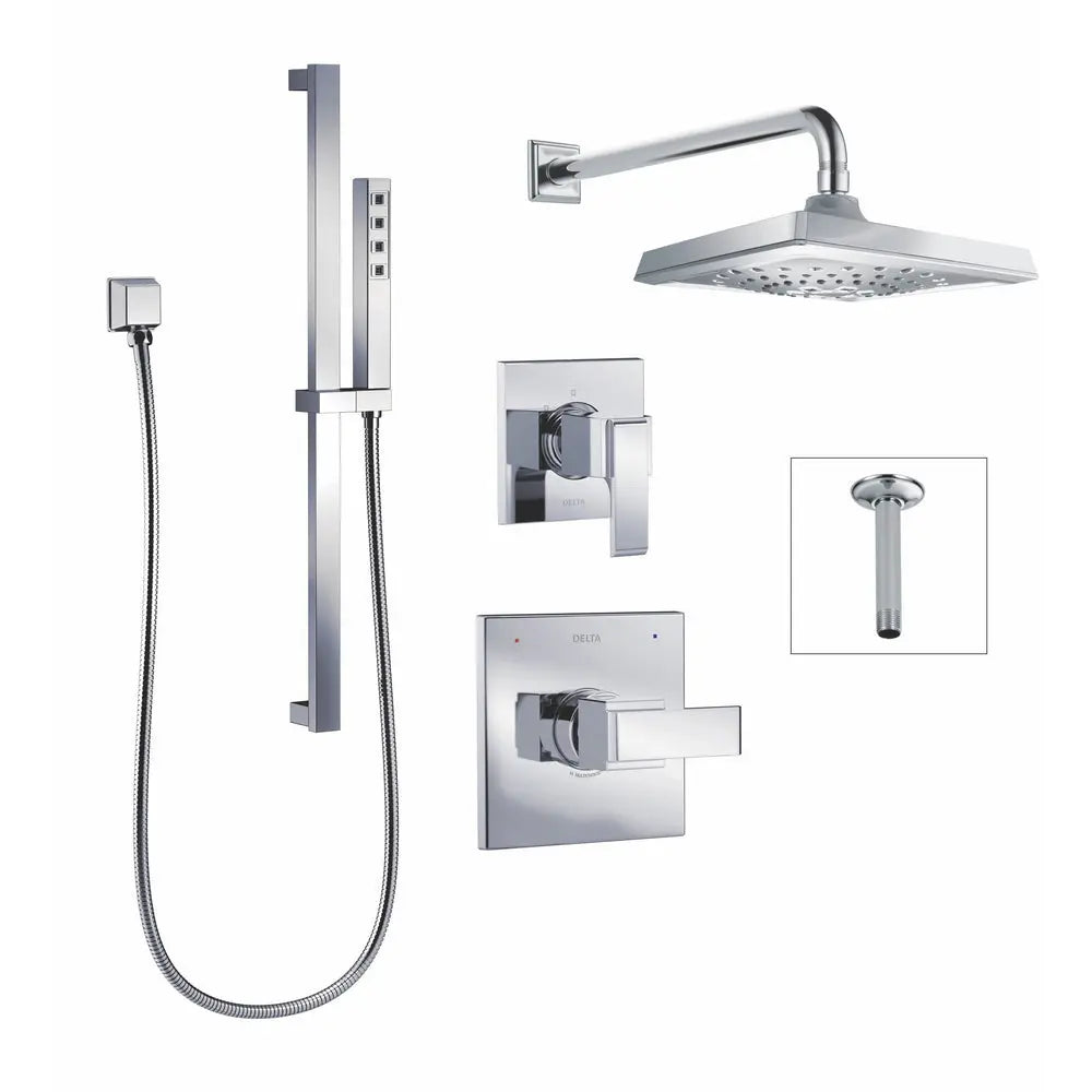 SKD16 Delta Ara 14 Series Shower Kit Chrome - Plumbing Market