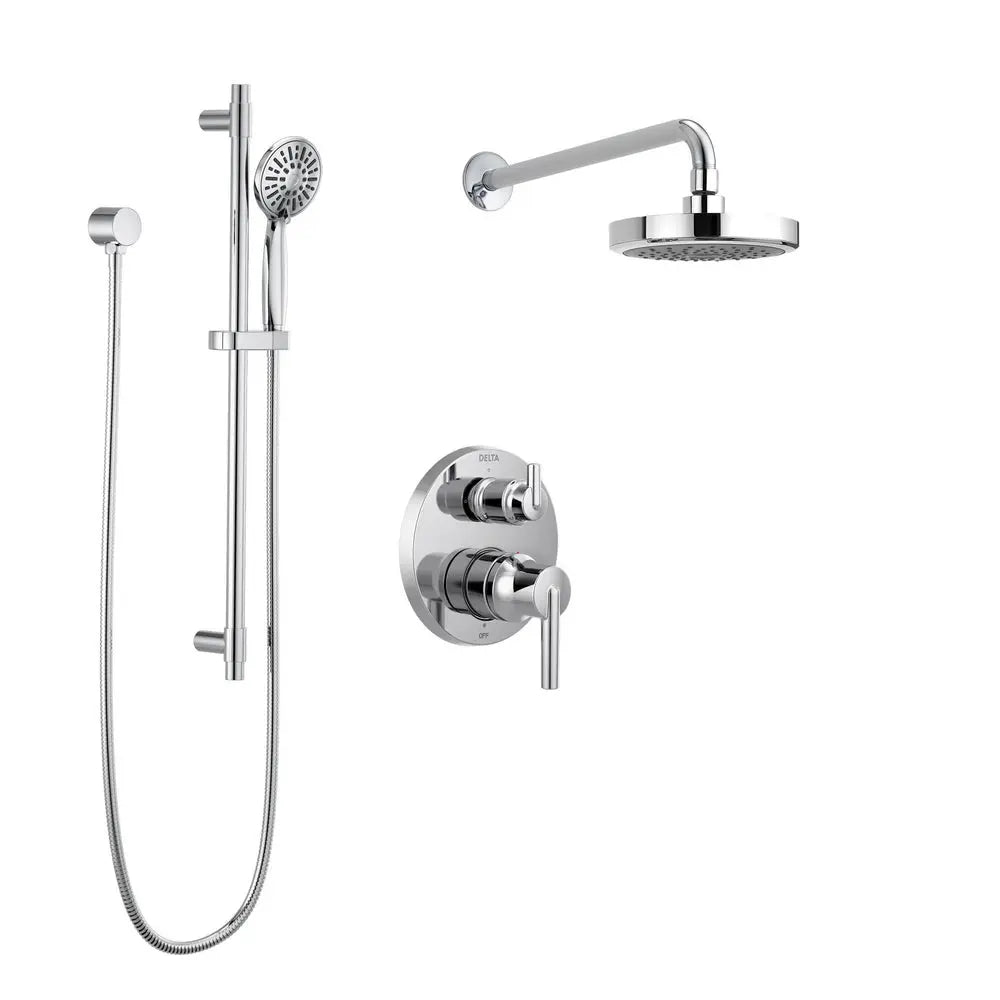 SKD18 Delta Trim Only Round Pressure Balance Shower Kit - Plumbing Market