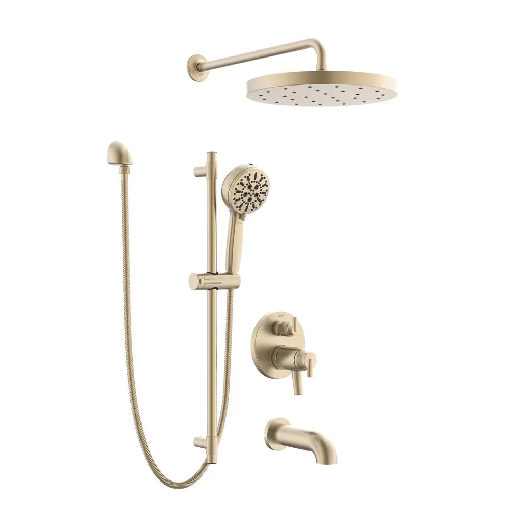SKD2 Delta Thermostatic Pro Clean Shower Kit with Spout - Plumbing Market