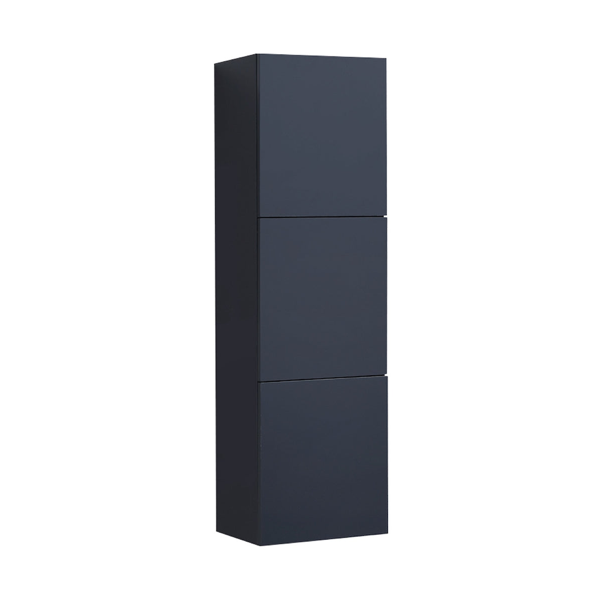 Kube Bath Bliss 18" Wide by 59" High Linen Side Cabinet With Three Doors - Navy Blue (SLBS59-VBE)