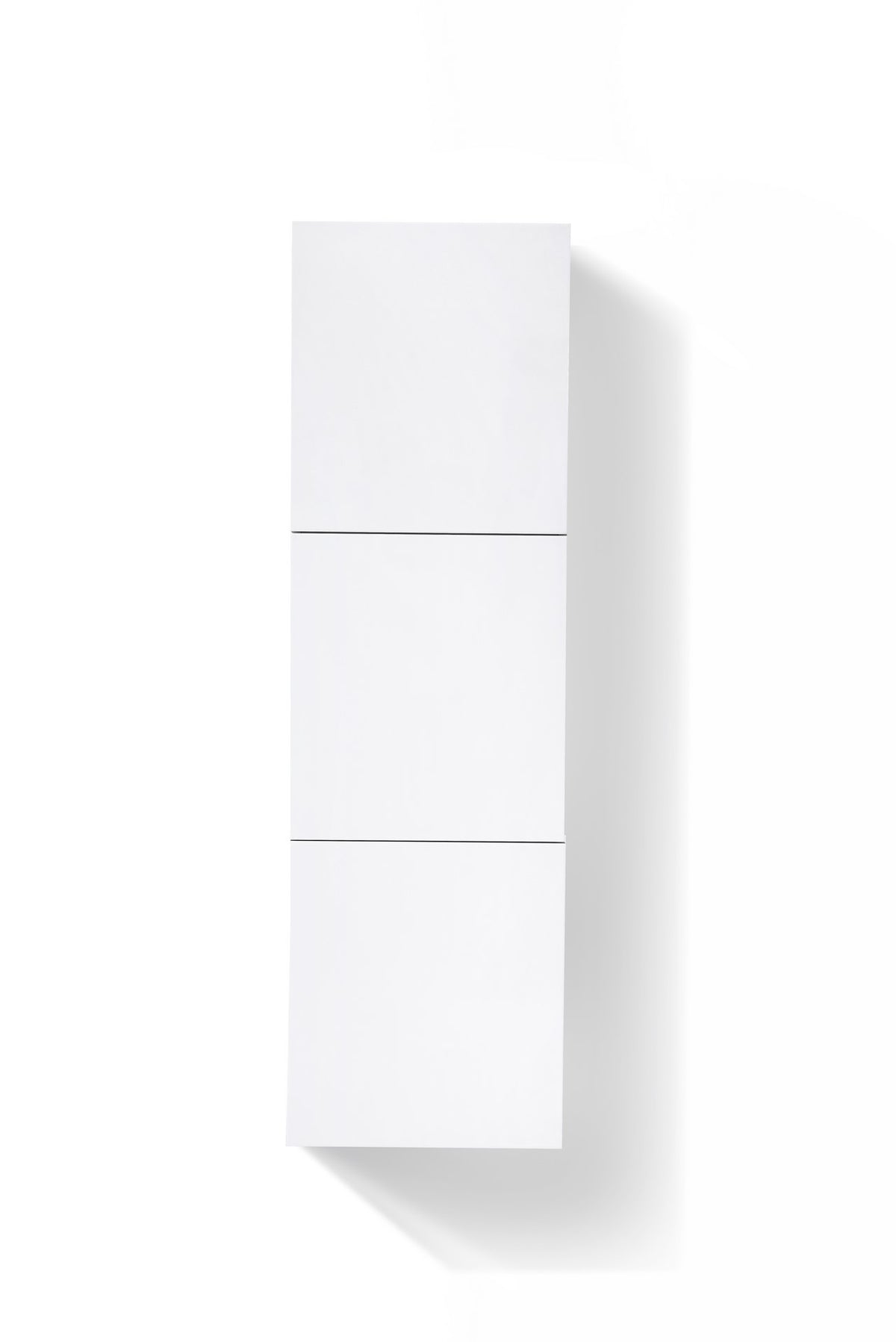 Kube Bath Bliss 18" Wide by 59" High Linen Side Cabinet With Three Doors - Gloss White (SLBS59-GW) view 2