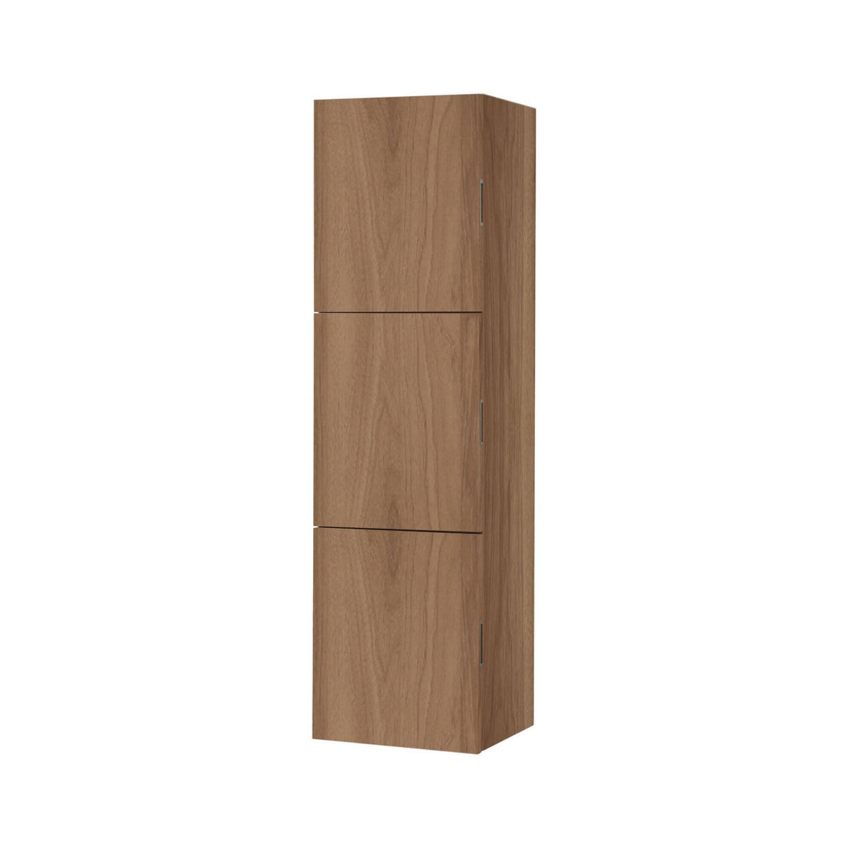 Kube Bath Bliss 18" Wide by 59" High Linen Side Cabinet With Three Doors - Honey Oak (SLBS59-HO)