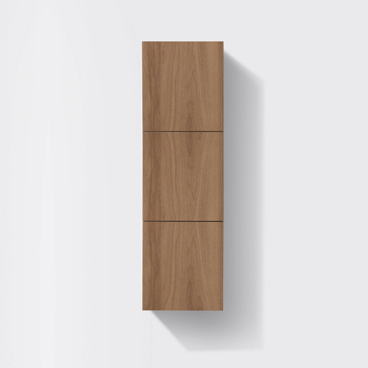 Kube Bath Bliss 18" Wide by 59" High Linen Side Cabinet With Three Doors - Honey Oak (SLBS59-HO) view 2