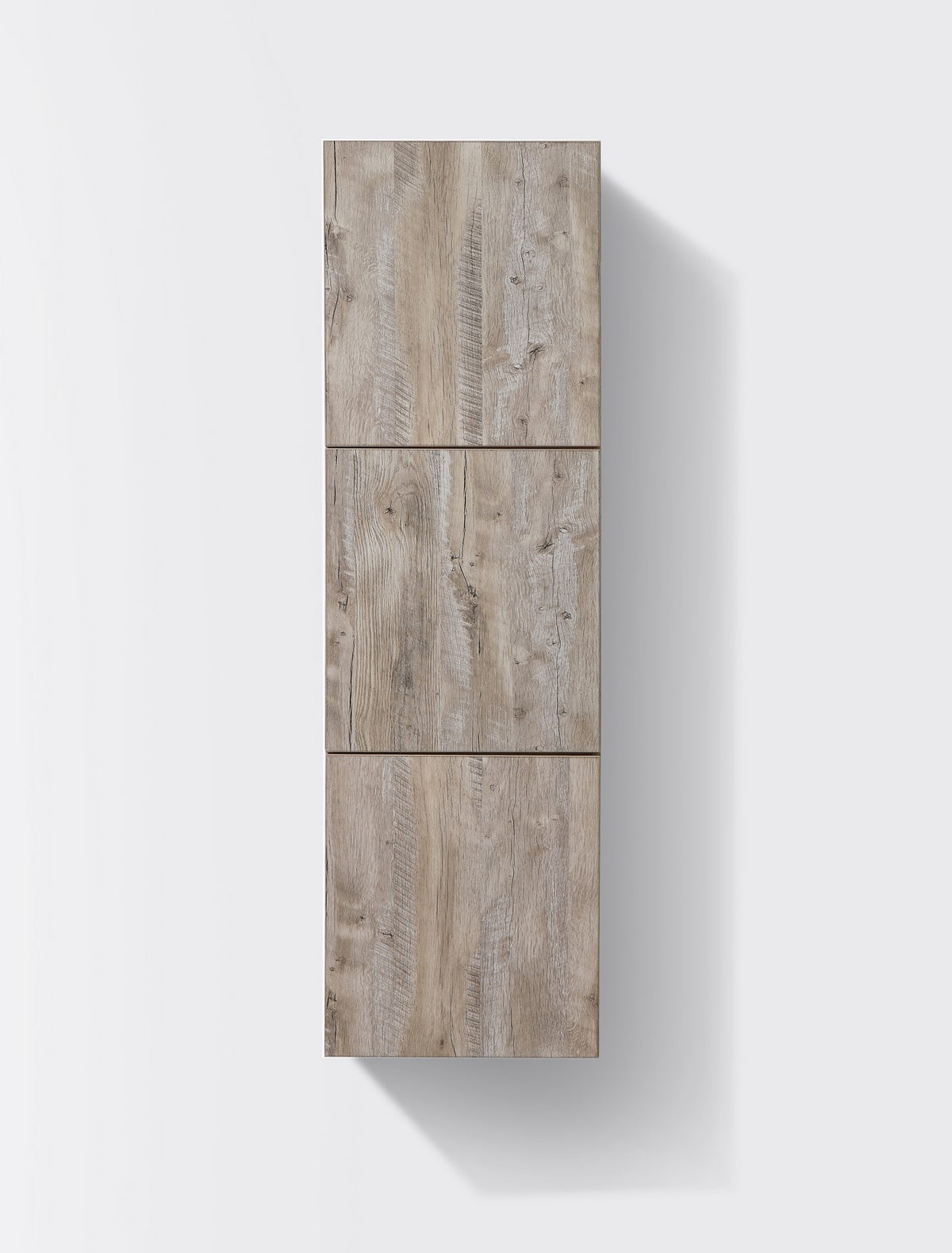 Kube Bath Bliss 18" Wide by 59" High Linen Side Cabinet With Three Doors - Nature Wood (SLBS59-NW) view 2
