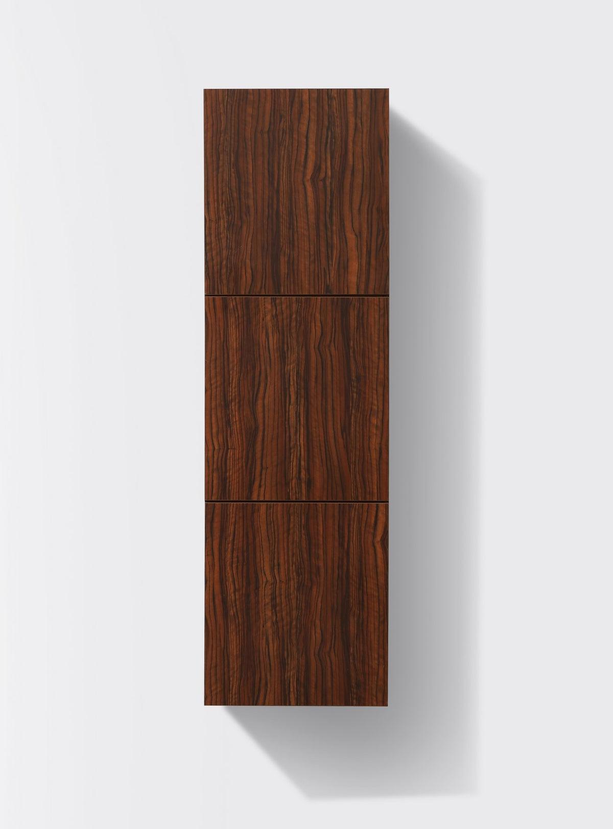 Kube Bath Bliss 18" Wide by 59" High Linen Side Cabinet With Three Doors - Walnut (SLBS59-WNT) view 2
