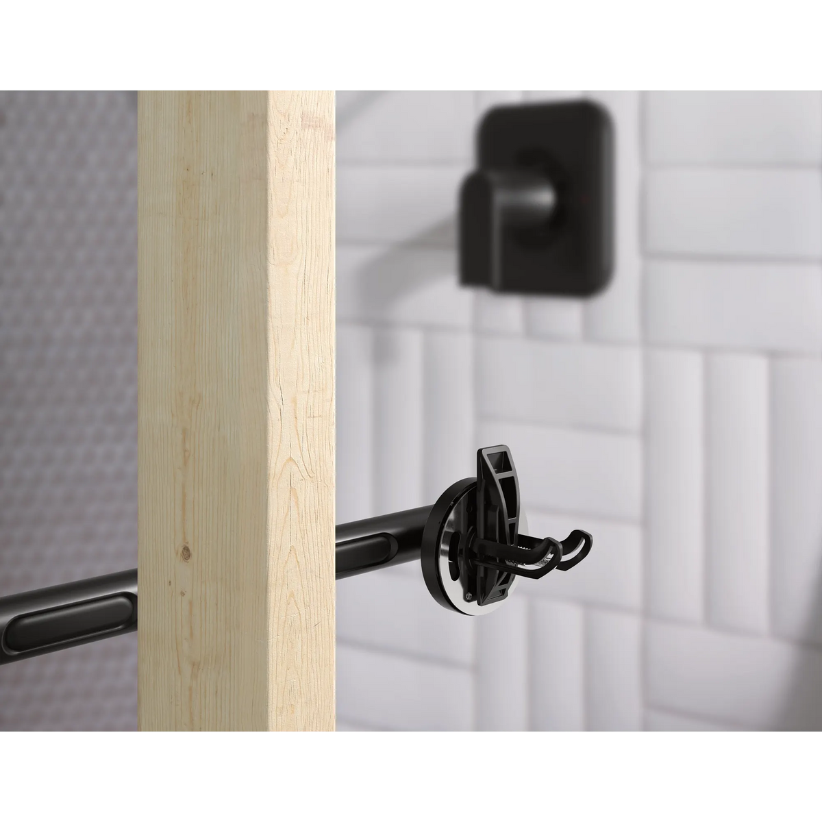 Moen Iso 24" Designer Grab Bar YG0724 in Matte Black (YG0724BL) - view 3