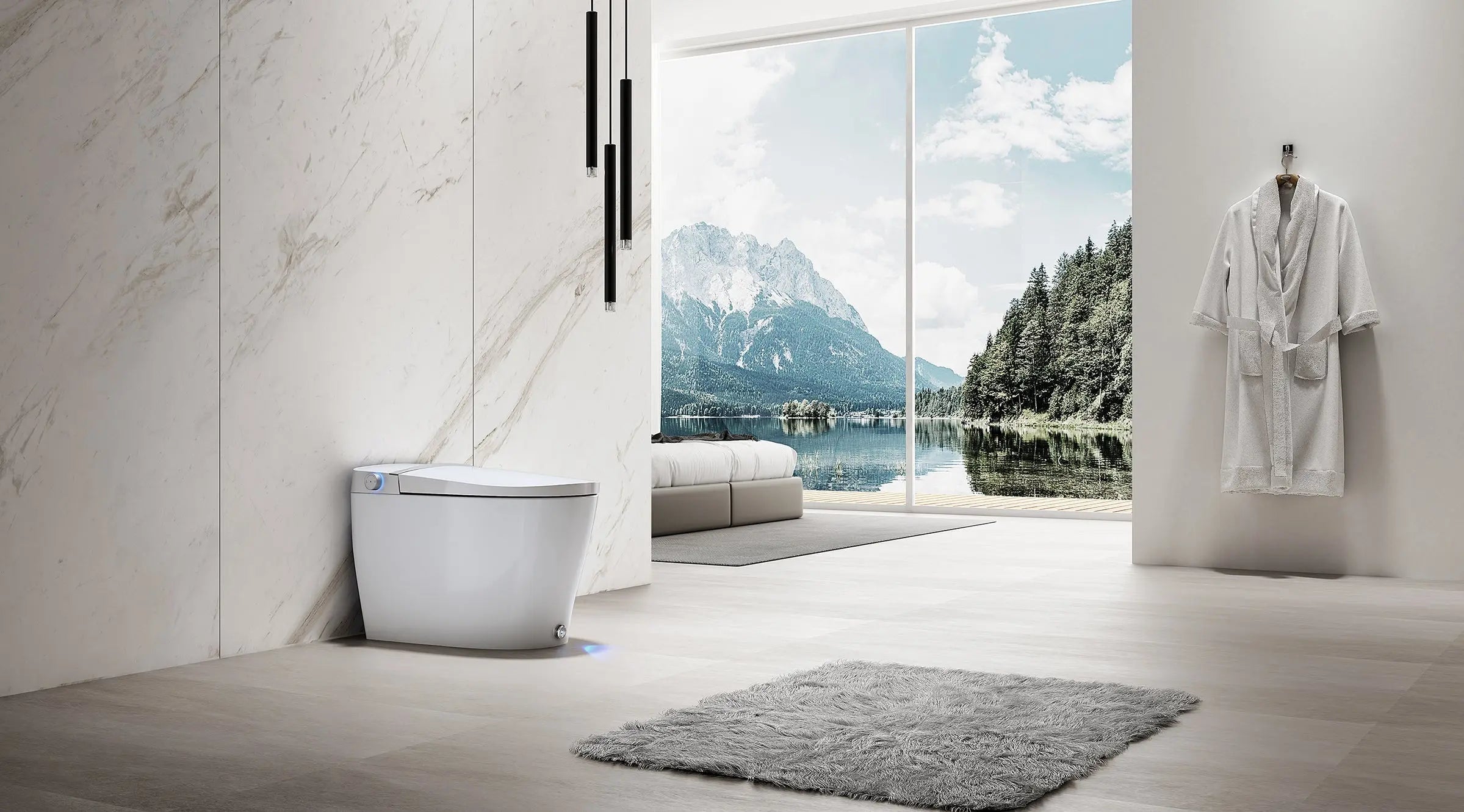 Kodaen Streamline Integrated Smart Toilet With Built-in Bidet All-in-one Kodaen