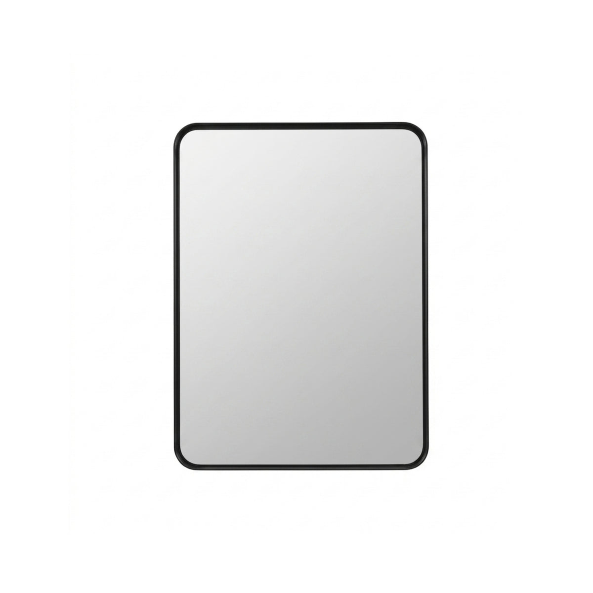 Kube Bath 24'' Smusso Framed Vanity Mirror - Black (SMUSSO24M-BK)
