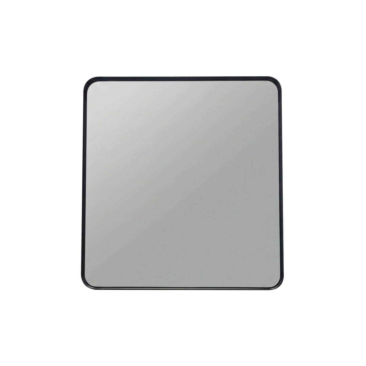 Kube Bath 30'' Smusso Framed Vanity Mirror - Black (SMUSSO30M-BK)