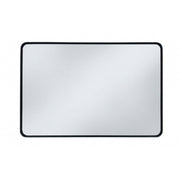 Kube Bath 36'' Smusso Framed Vanity Mirror - Black (SMUSSO36M-BK)