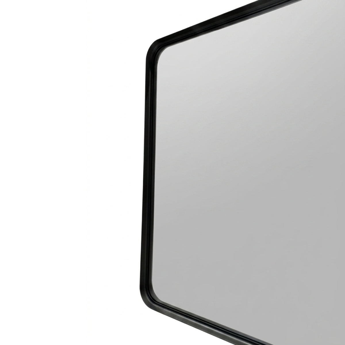 Kube Bath 36'' Smusso Framed Vanity Mirror - Black (SMUSSO36M-BK) view 2