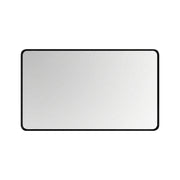 Kube Bath 48'' Smusso Framed Vanity Mirror - Black (SMUSSO48M-BK)
