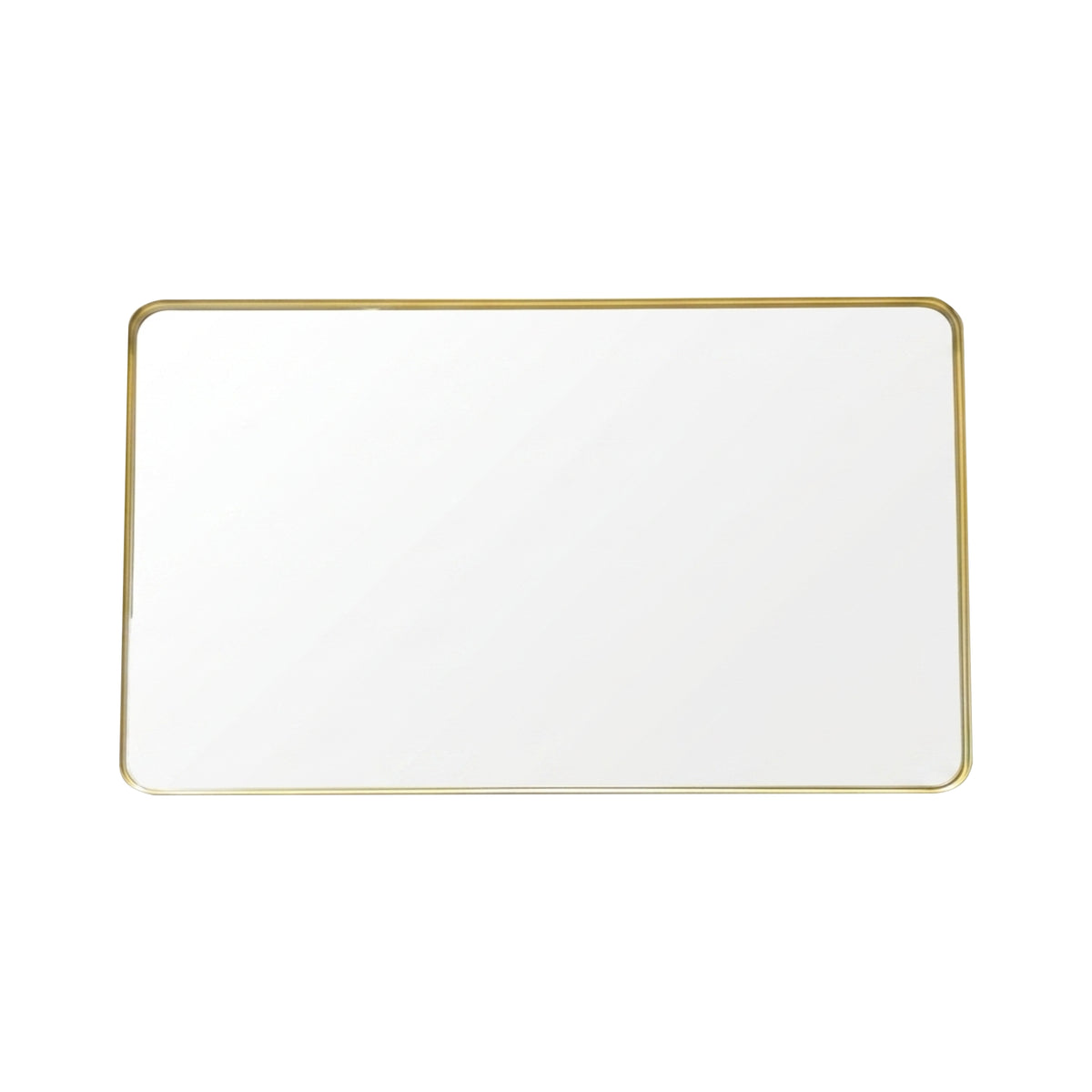 Kube Bath 48'' Smusso Framed Vanity Mirror - Brushed Gold (SMUSSO48M-GOLD)