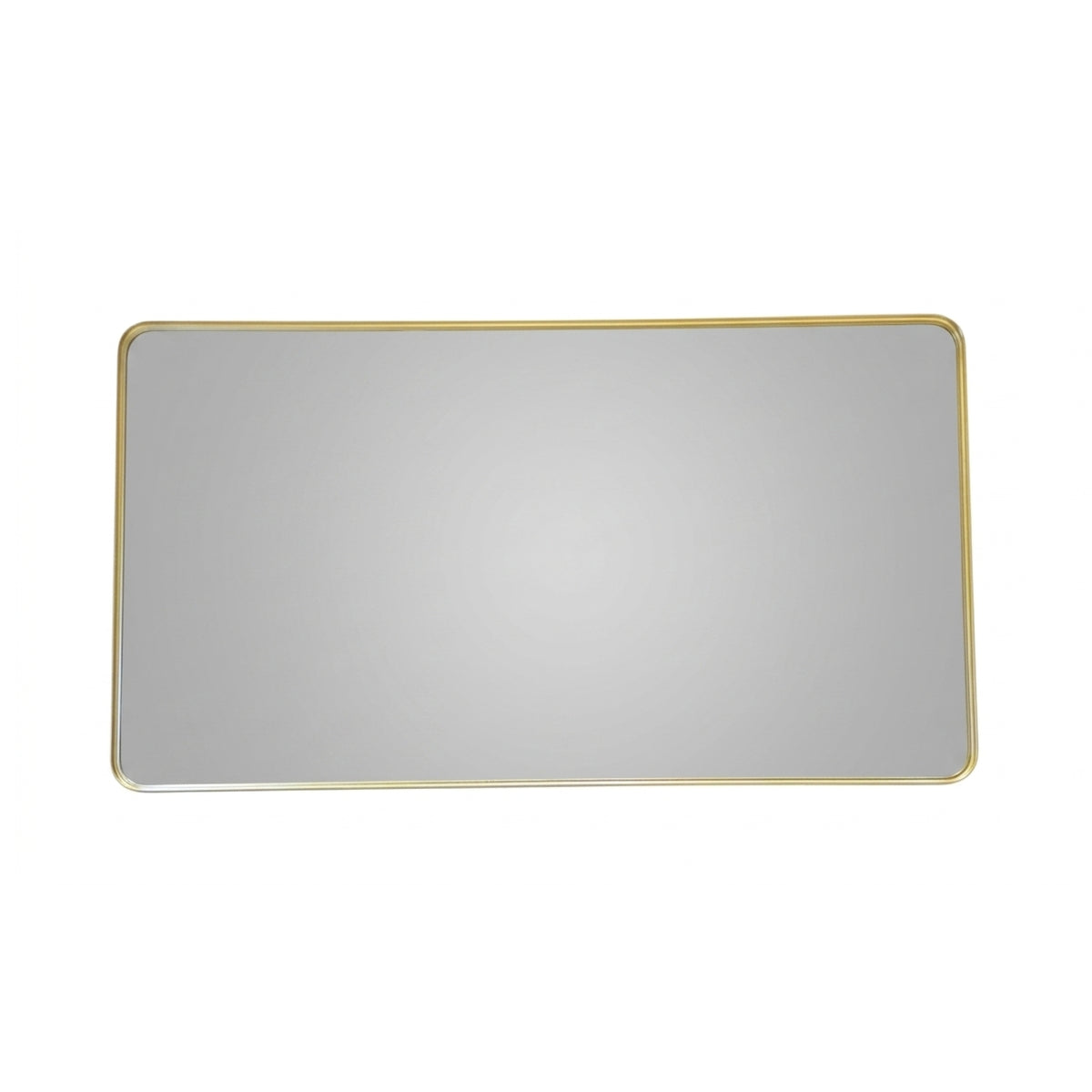 Kube Bath 60'' Smusso Framed Vanity Mirror - Brushed Gold (SMUSSO60M-GOLD)