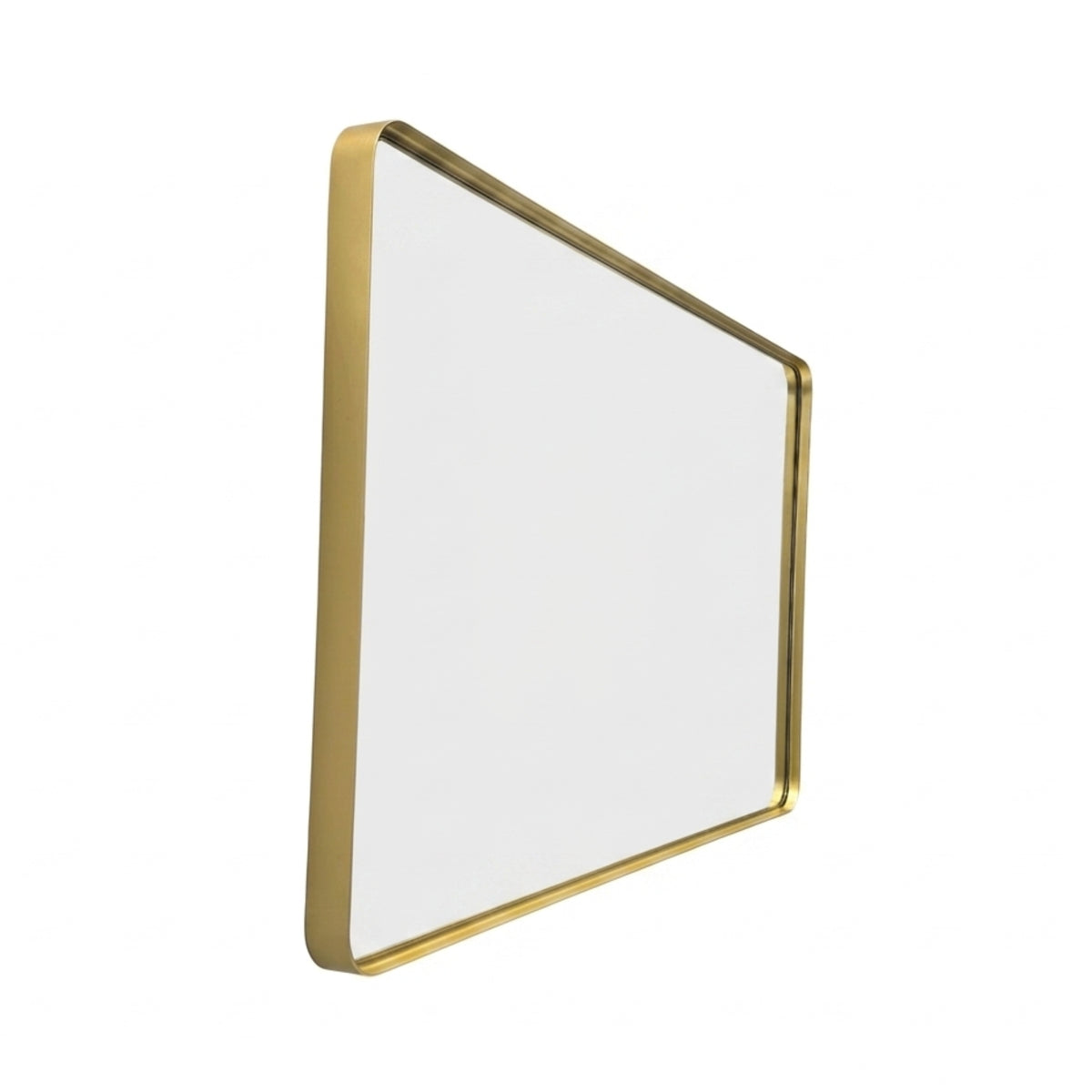 Kube Bath 60'' Smusso Framed Vanity Mirror - Brushed Gold (SMUSSO60M-GOLD) view 3