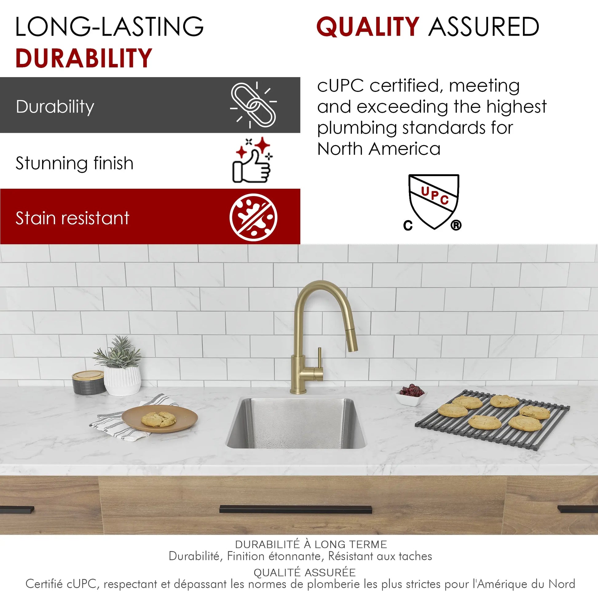 STYLISH 15 inch Single Bowl Undermount and Drop-in Stainless Steel Kitchen Sink S-405T - Plumbing Market
