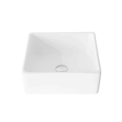 STYLISH 15 inch Square Vessel Bathroom Sink P-222 - Plumbing Market
