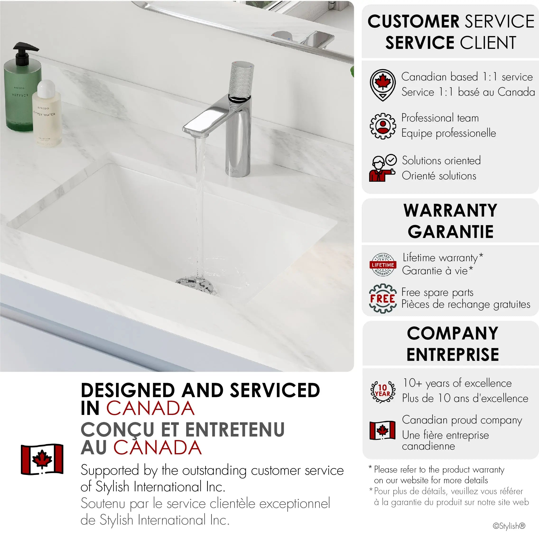 STYLISH 18 inch Rectangular Undermount Bathroom Sink with Overflow Polished Chrome P-201 - Plumbing Market