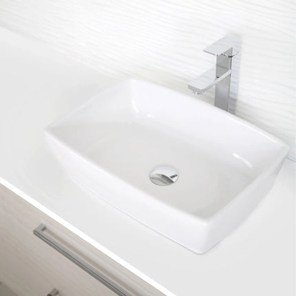 STYLISH 19 inch Rectangular Vessel Bathroom Sink P-220 - Plumbing Market