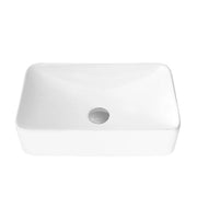 STYLISH 19 inch White Rectangular Ceramic Vessel Bathroom Sink P-227H - Plumbing Market