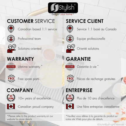 STYLISH 32 inch Dual Mount  Workstation Single Bowl White Composite Granite Kitchen Sink with Built in Accessories S-832WH - Plumbing Market