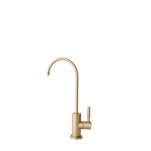 STYLISH Kitchen Sink Drinking Water Tap Faucet, Stainless Steel Brushed Gold Finish K-142G - Plumbing Market
