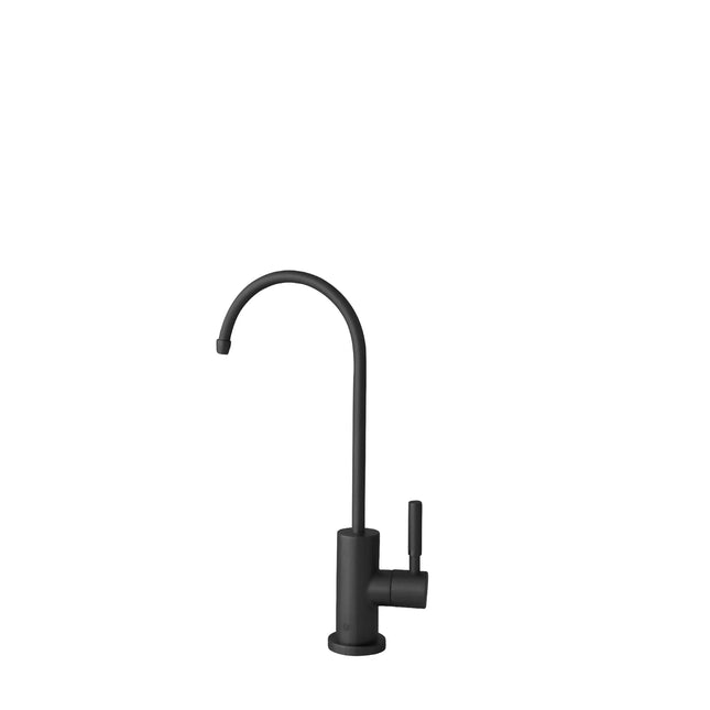 STYLISH Kitchen Sink Drinking Water Tap Faucet, Stainless Steel Matte Black Finish K-142N - Plumbing Market