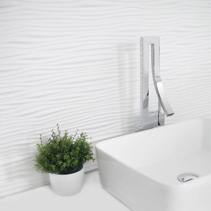 STYLISH Single Handle Bathroom Faucet for Single Hole Brass Vessel Mixer Tap, Polished Chrome Finish  B-101C - Plumbing Market