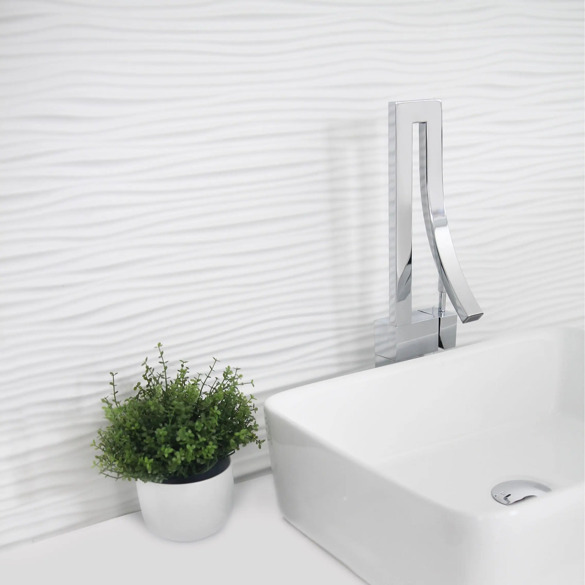 STYLISH Single Handle Bathroom Faucet for Single Hole Brass Vessel Mixer Tap, Polished Chrome Finish  B-101C - Plumbing Market