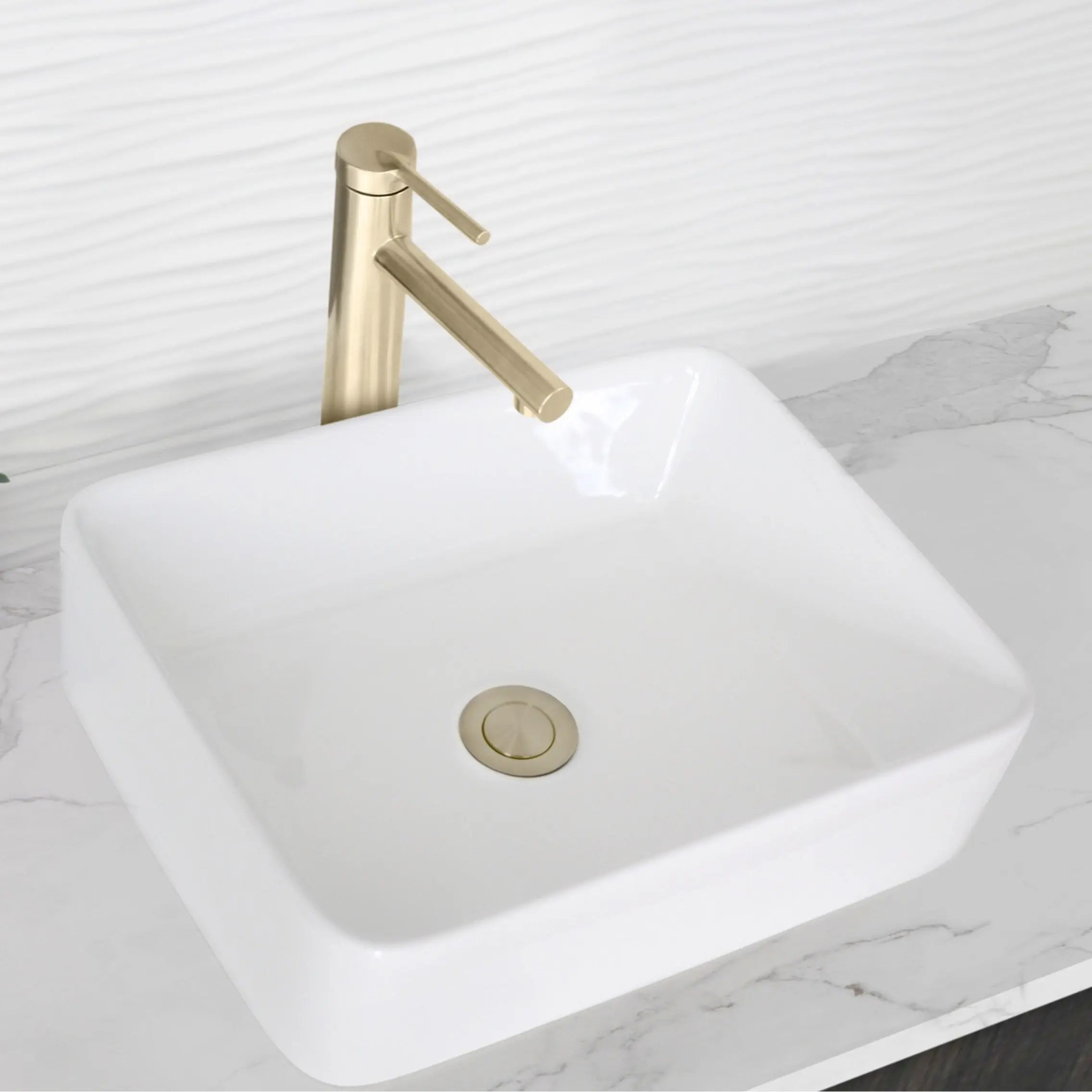 STYLISH Single Handle Bathroom Vessel Sink Faucet B-123G - Plumbing Market