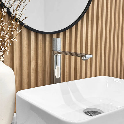 STYLISH Single Handle Bathroom Vessel Sink Faucet, Polished Chrome Finish B-122C - Plumbing Market