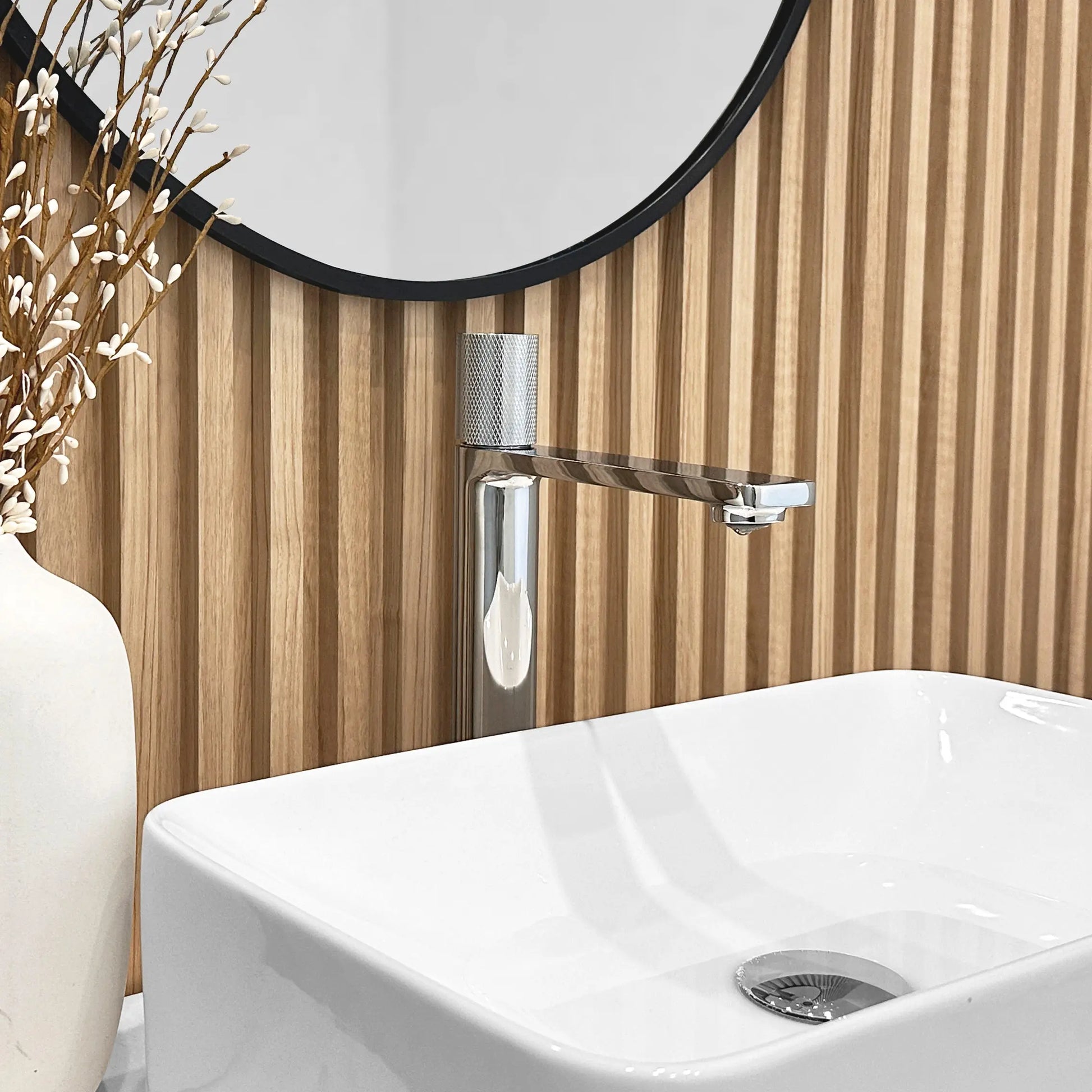 STYLISH Single Handle Bathroom Vessel Sink Faucet, Polished Chrome Finish B-122C - Plumbing Market