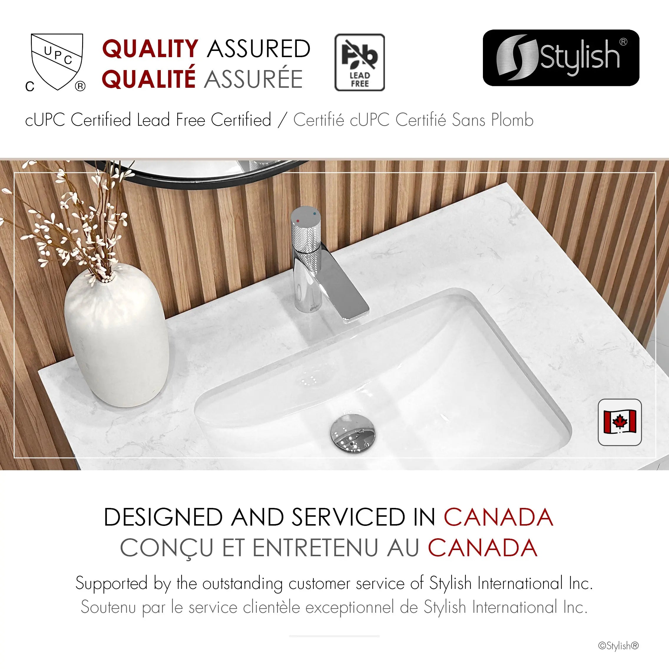 STYLISH Single Handle Modern Bathroom Basin Sink Faucet in Polished Chrome Finish  B-104C - Plumbing Market