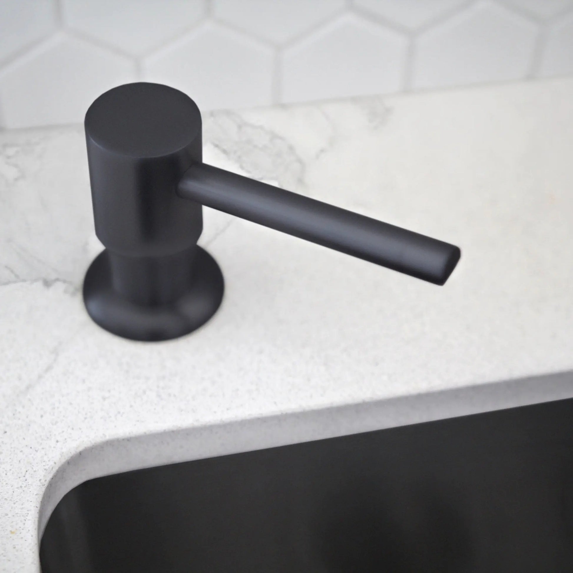 STYLISH Stainless Steel Soap Dispenser for Kitchen Sink. Pump Liquid Hand Lotion Dispenser S-01N - Plumbing Market