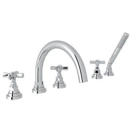 San Giovanni™ 5-Hole Deck Mount Tub Filler - Plumbing Market