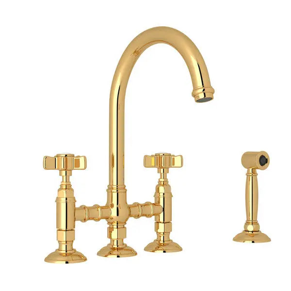 San Julio® Bridge Kitchen Faucet With Side Spray - Plumbing Market