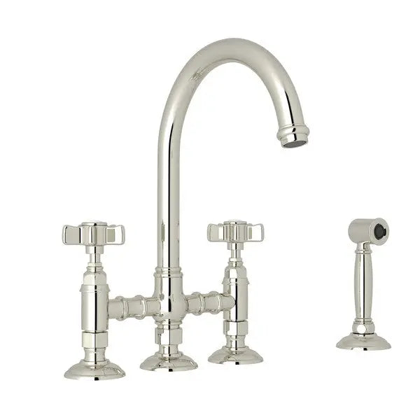 San Julio® Bridge Kitchen Faucet With Side Spray - Plumbing Market