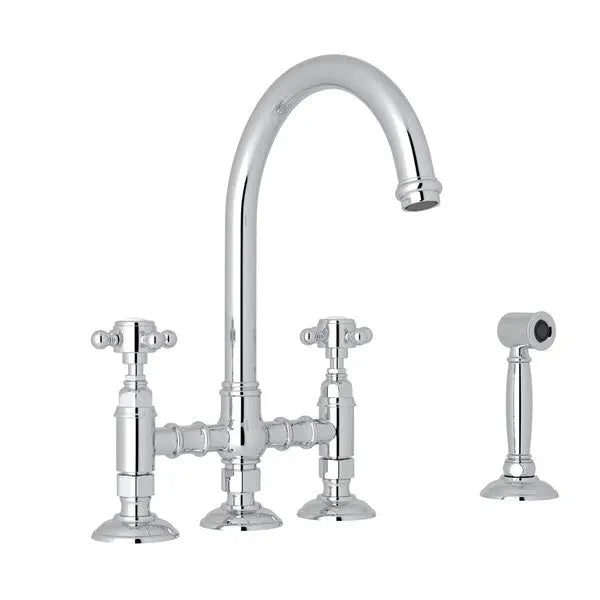 San Julio® Bridge Kitchen Faucet With Side Spray - Plumbing Market
