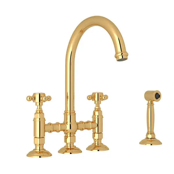 San Julio® Bridge Kitchen Faucet With Side Spray - Plumbing Market