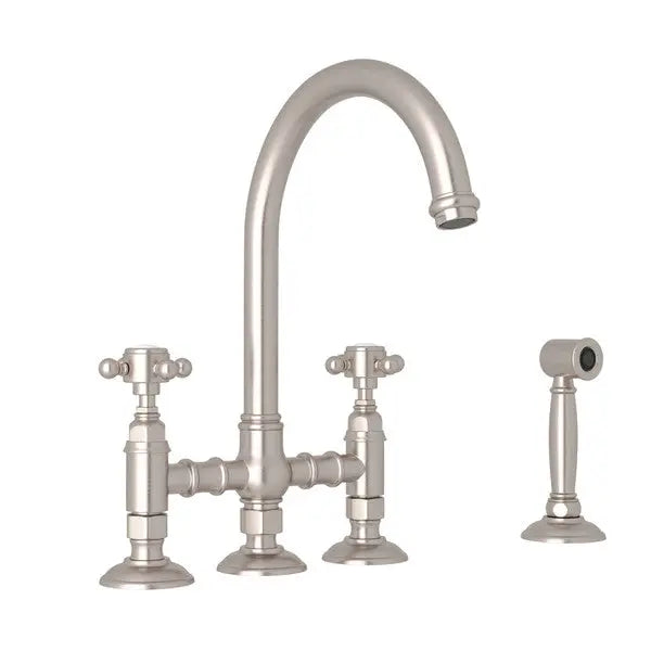 San Julio® Bridge Kitchen Faucet With Side Spray - Plumbing Market