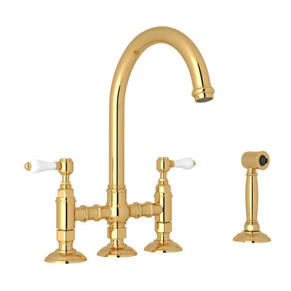 San Julio® Bridge Kitchen Faucet With Side Spray - Plumbing Market
