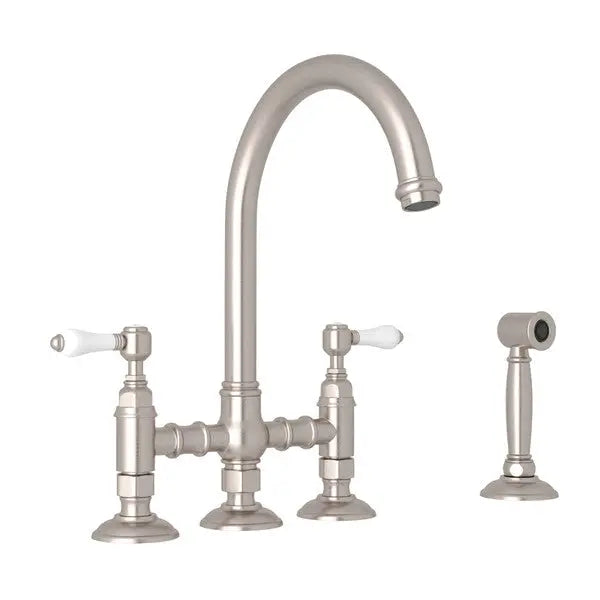San Julio® Bridge Kitchen Faucet With Side Spray - Plumbing Market