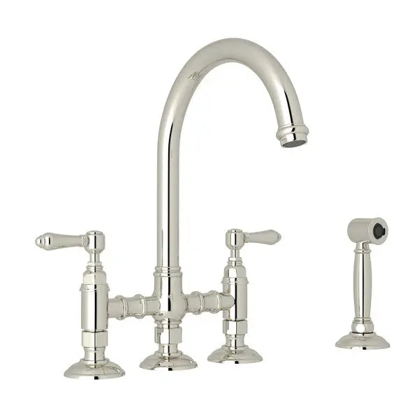 San Julio® Bridge Kitchen Faucet With Side Spray - Plumbing Market