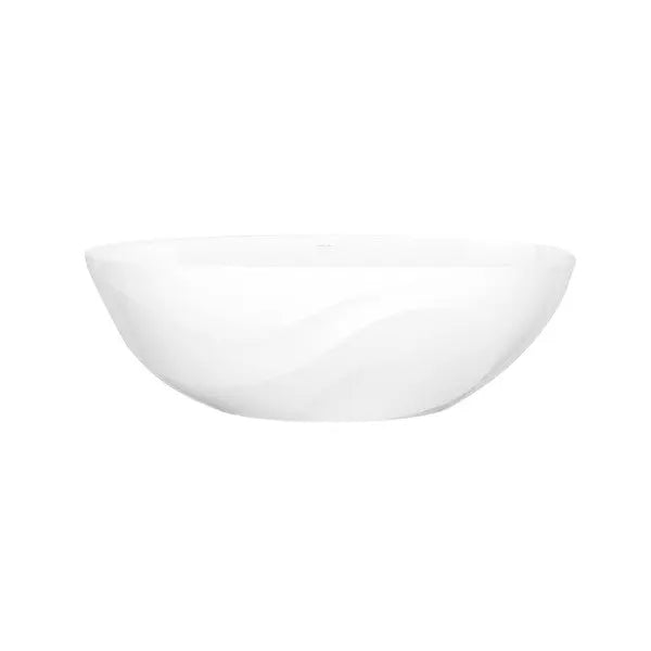 Seros™ 65" x 30" Freestanding Soaking Bathtub With Flat Rim - Plumbing Market