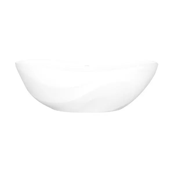 Seros™ 70" x 30" Freestanding Soaking Bathtub With Curved Rim - Plumbing Market