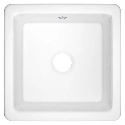 Shaws 18" Shaker Single Bowl Square Fireclay Bar/Food Prep Kitchen Sink - Plumbing Market