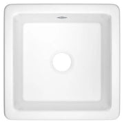 Shaws 18" Shaker Single Bowl Square Fireclay Bar/Food Prep Kitchen Sink - Plumbing Market