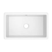 Shaws Classic Shaker Single Bowl Undermount Fireclay Kitchen Sink White - Plumbing Market