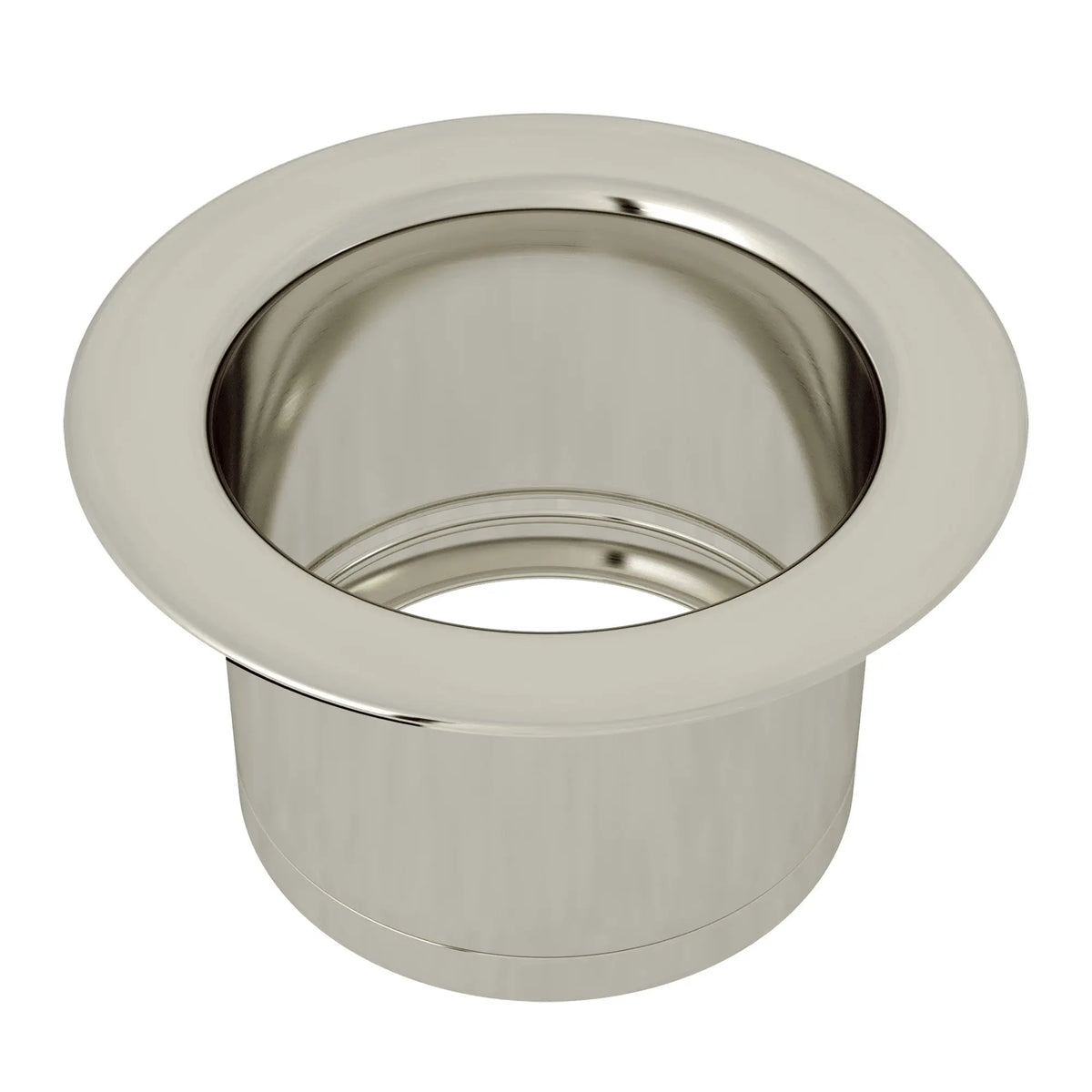 Shaws Extended Disposal Flange ISE10082 - Polished Nickel