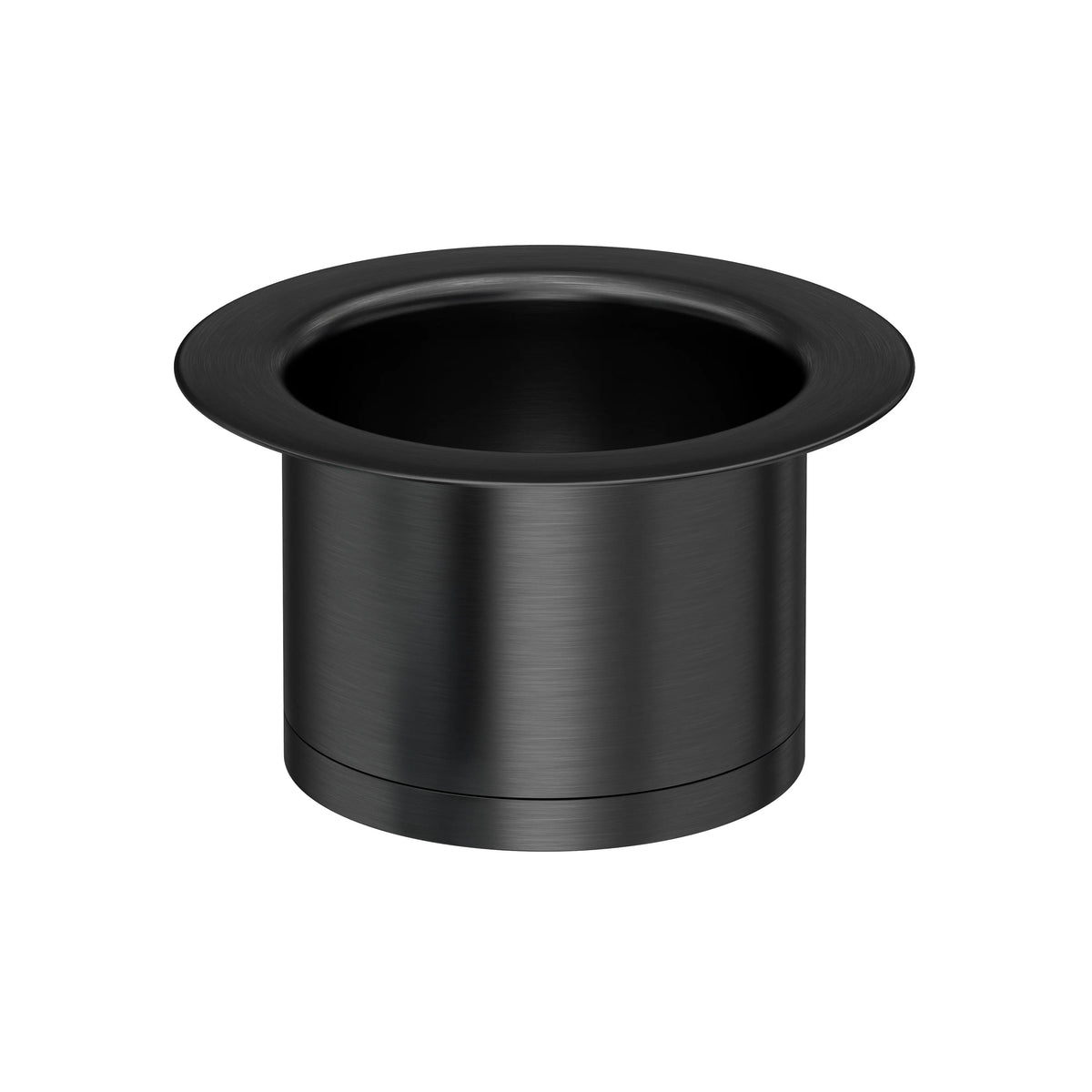 Shaws Extended Disposal Flange ISE10082 - Black Stainless Steel